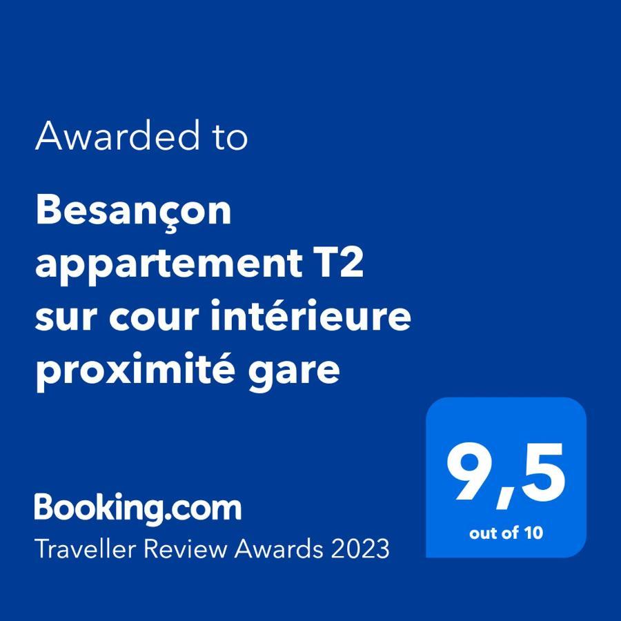 Besancon Appartement T2 Sur Cour Interieure Proximite Gare Экстерьер фото